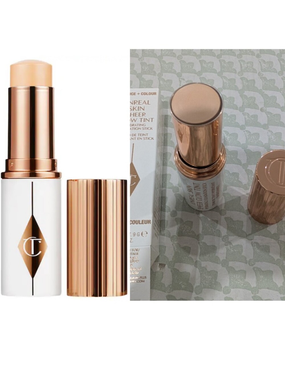 Charlotte Tilbury | Unreal Skin Sheer Glow Tint Foundation Stick In 1.5 Fair